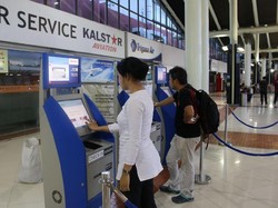 Di Terminal 1C Bandara Soetta Kini Bisa Check In Mandiri