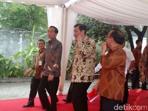 Jokowi dan Sederet Menteri Hadiri Geladi Bersih Pernikahan Kahiyang