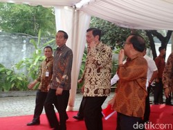 Jokowi dan Sederet Menteri Hadiri Geladi Bersih Pernikahan Kahiyang