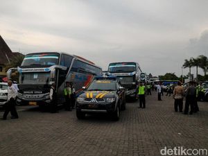 Naik Bus, Relawan Jokowi akan Bergerak ke Midodareni Kahiyang