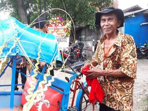 Doa Tukang Becak Pengantar Tamu untuk Kahiyang dan Bobby