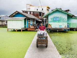 Begini Wajah Kampung Apung yang Ada di Ibukota