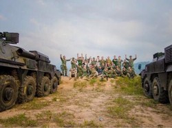 Melihat Pelatihan BTR-4M Korps Marinir TNI AL