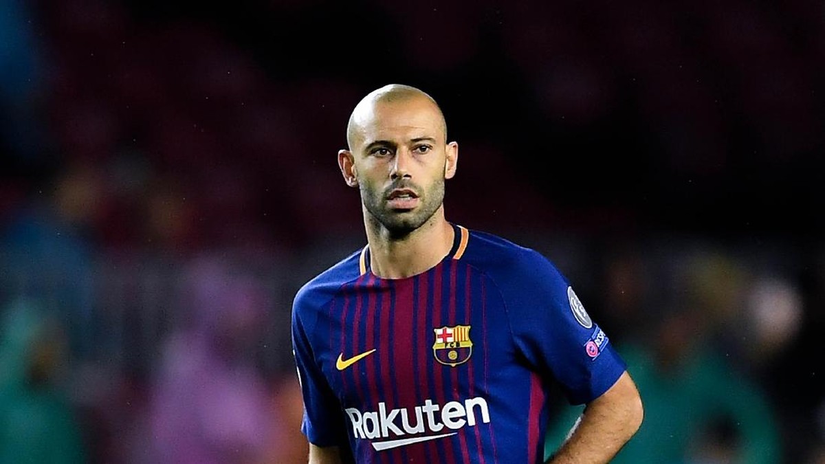 Javier Mascherano hengkang dari Barcelona. (Foto: David Ramos/Getty Images)