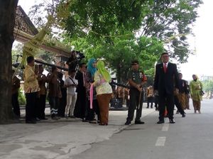 Begini Situasi Depan Graha Saba Buana Jelang Pernikahan Kahiyang