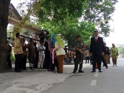 Begini Situasi Depan Graha Saba Buana Jelang Pernikahan Kahiyang