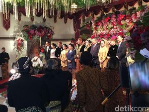 JK, Megawati Hingga SBY Salami Kahiyang-Boby yang Resmi Menikah
