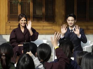 Bugarnya Minho, Bintang Kpop yang Dampingi Melania Trump di Seoul