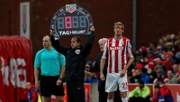 Peter Crouch membuat 142 penampilan sebagai pemain pengganti untuk Aston Villa, Southampton, Liverpool, Portsmouth, Tottenham Hotspur, dan Stoke City. (Foto: Craig Brough/Action Images via Reuters)