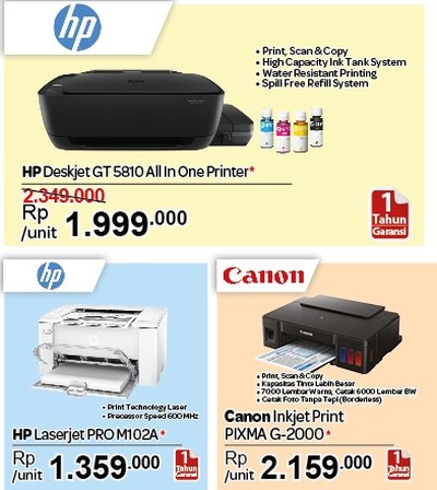 Foto: Promo Printer HP & Aksesori Komputer di Transmart Carrefour Foto: Promo Printer HP & Aksesori Komputer di Transmart Carrefour
