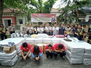 Polisi Ringkus Jaringan Pengedar Obat Keras, Jutaan Pil Diamankan