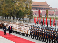 Saat Trump Berkeliling di Forbidden City