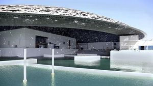 Foto: Kembaran Museum Louvre di Abu Dhabi