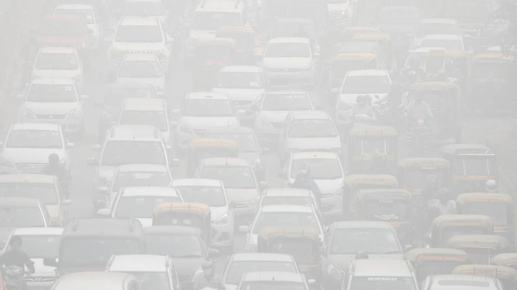 New Delhi Darurat Polusi Udara, Begini Penampakannya