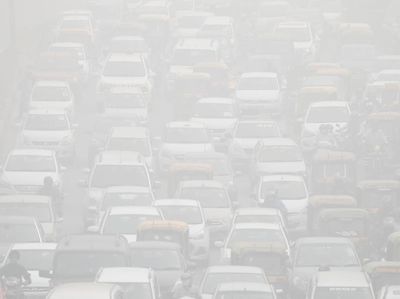 New Delhi Darurat Polusi Udara, Begini Penampakannya