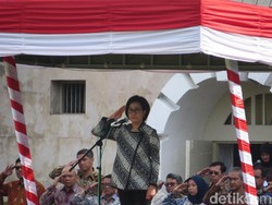 Sri Mulyani Pimpin Upacara Peringatan Hari Pahlawan di Kemenkeu