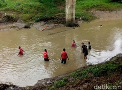 Seharian Hilang, Dastri Ditemukan Tewas di Sungai Pekalongan