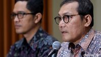 Ekspresi Pimpinan KPK Saat Umumkan Novanto Tersangka Lagi