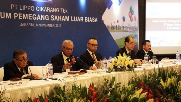 Lippo Cikarang Gelar RUPSLB
