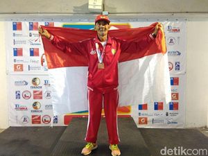 Bangga! Penarik Becak Mbah Dar Raih Medali Kejuaraan Lari di Chile