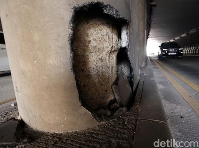 Before-After Underpass Pondok Indah yang Sempat Bolong