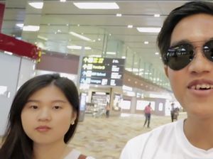 Begini Gaya Kaesang Ngevlog Bareng Pacar ke Pernikahan Kahiyang