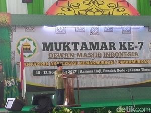 Hadiri Muktamar VII DMI, JK Ingin Masjid Makmurkan Masyarakat
