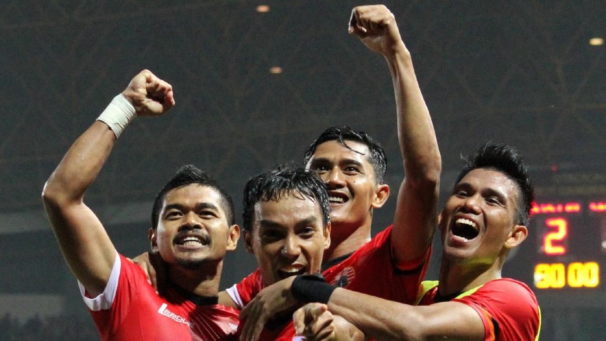 Persija di sebuah laga Liga 1 (Foto: Risky Andrianto/ANTARA FOTO)