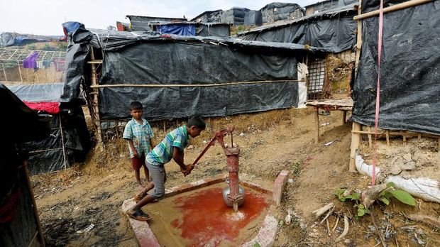 Kamp Pengungsi Rohingya di Cox's Bazar, Bangladesh.