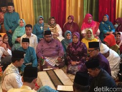 Dapat Izin Keluar dari LP, Rusli Zainal Hadiri Pernikahan Putrinya