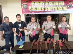 Operasi Sapu Jagad, Polres Banyuasin Terima 13 Senjata Api Rakitan