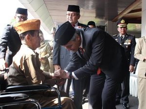 Veteran Ini Peluk Ganjar dan Sampaikan Harapannya