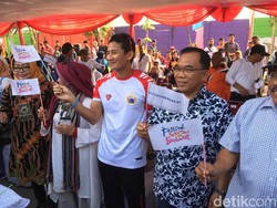 Sandiaga Hadiri Festival Jakarta Berbakat di Kampung Kebun Bayam