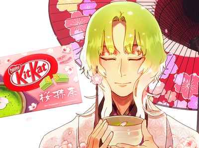Begini Jadinya Kalau Kit Kat Diwujudkan dalam Sosok Anime