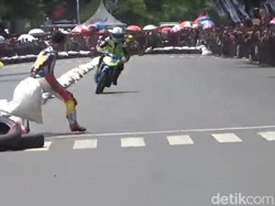 Dua Pembalap Road Race di Bondowoso Berkelahi Jadi Viral