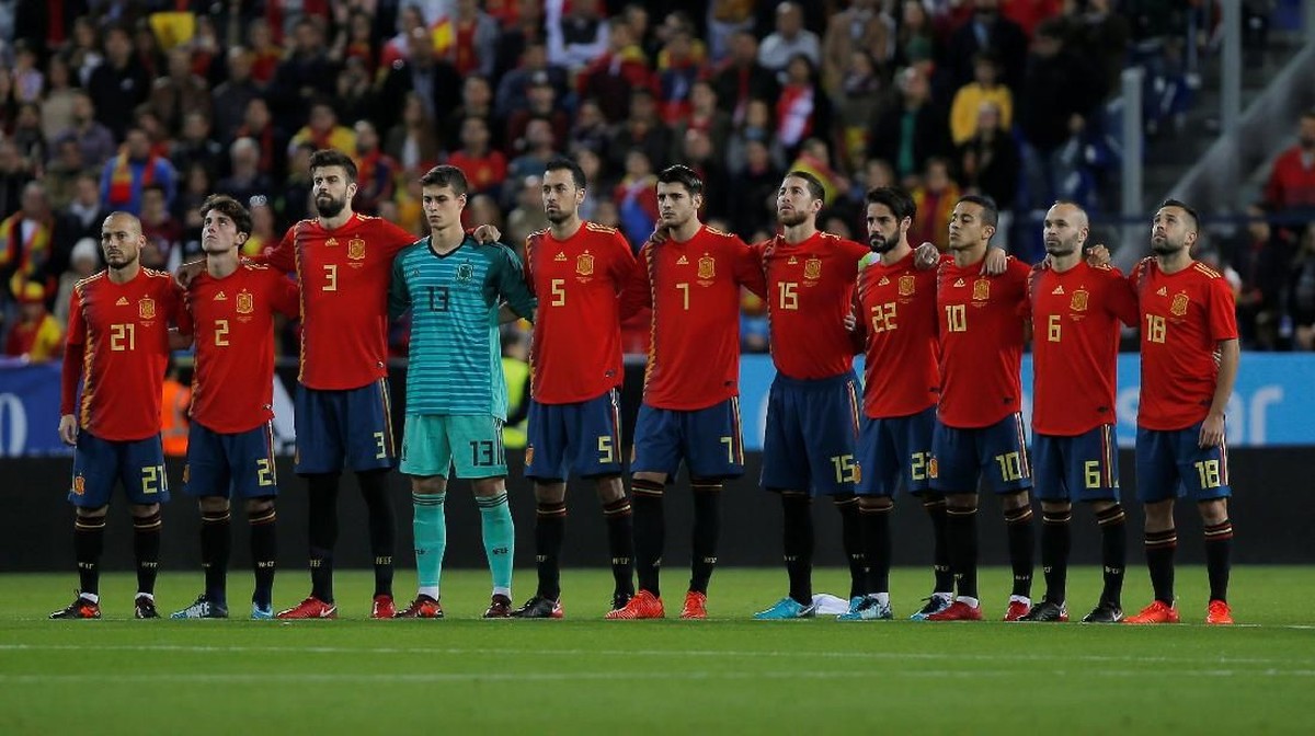 Tim nasional Spanyol (Foto: Jon Nazca/Reuters)