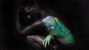 Potret Keren Body Painting yang Menipu Mata