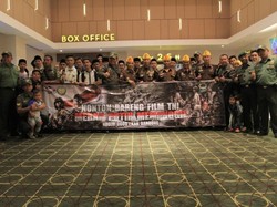 Hari Pahlawan, Kodim 0609/Kabupaten Bandung Ajak Veteran Nobar