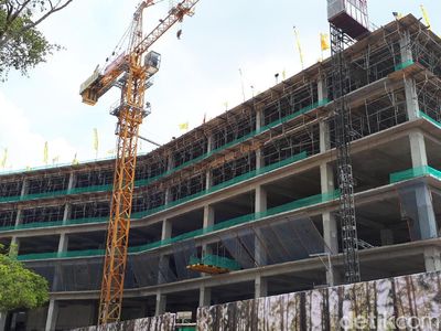 Melihat Gedung Baru Golkar Setinggi 5 Lantai yang Hampir Rampung