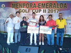 Ada Menpora-Emeralda Golf Cup II 2017, Ini Juaranya