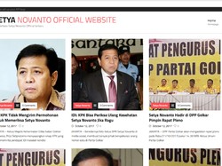 Sempat Diretas, Situs Pribadi Novanto Kembali Bisa Diakses