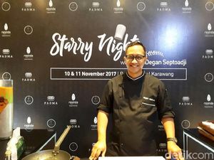 Di Starry Nights, Chef Degan Sajikan Salmon Lodeh dan Sapi Bumbu Rawon