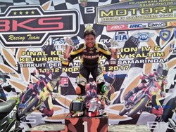 Pebalap Yamaha Raih Double Winner Kejurnas Motoprix 2017 Kalimantan