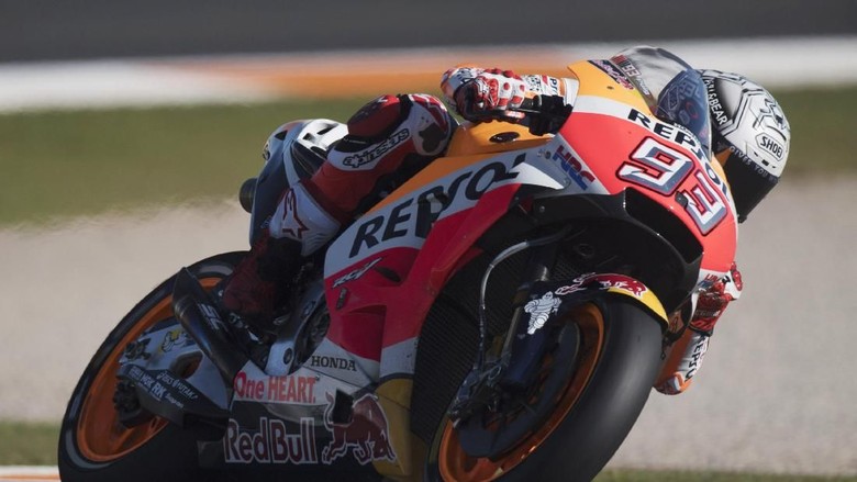 Pedrosa Menang di Valencia, Marquez Ketiga, Dovi Out