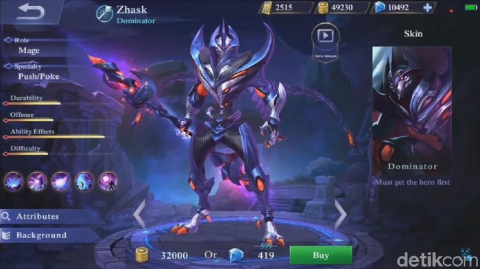Zhask New Hero Mobile Legends With 4