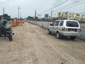 Jalur Kanal Banjir Barat Kini Bersih dari Bangunan Liar