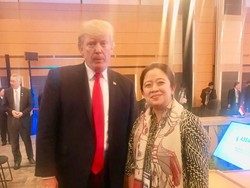 Saat Puan Foto Bareng Donald Trump di KTT ASEAN
