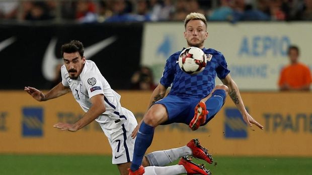 Ivan Rakitic penyeimbang lini tengah timnas Kroasia.
