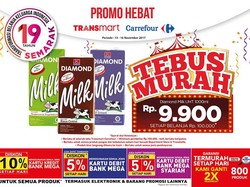 Bun, Ada Tebus Murah Susu Segar di Transmart dan Carrefour Lho!