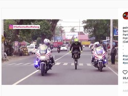 Polisi Zaman Now, Kejar Pemotor Nakal Pakai Motor Cilik